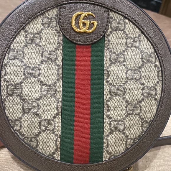 Gucci Ophidia Gg Pattern Round Chain & dust bag - Picture 10 of 12